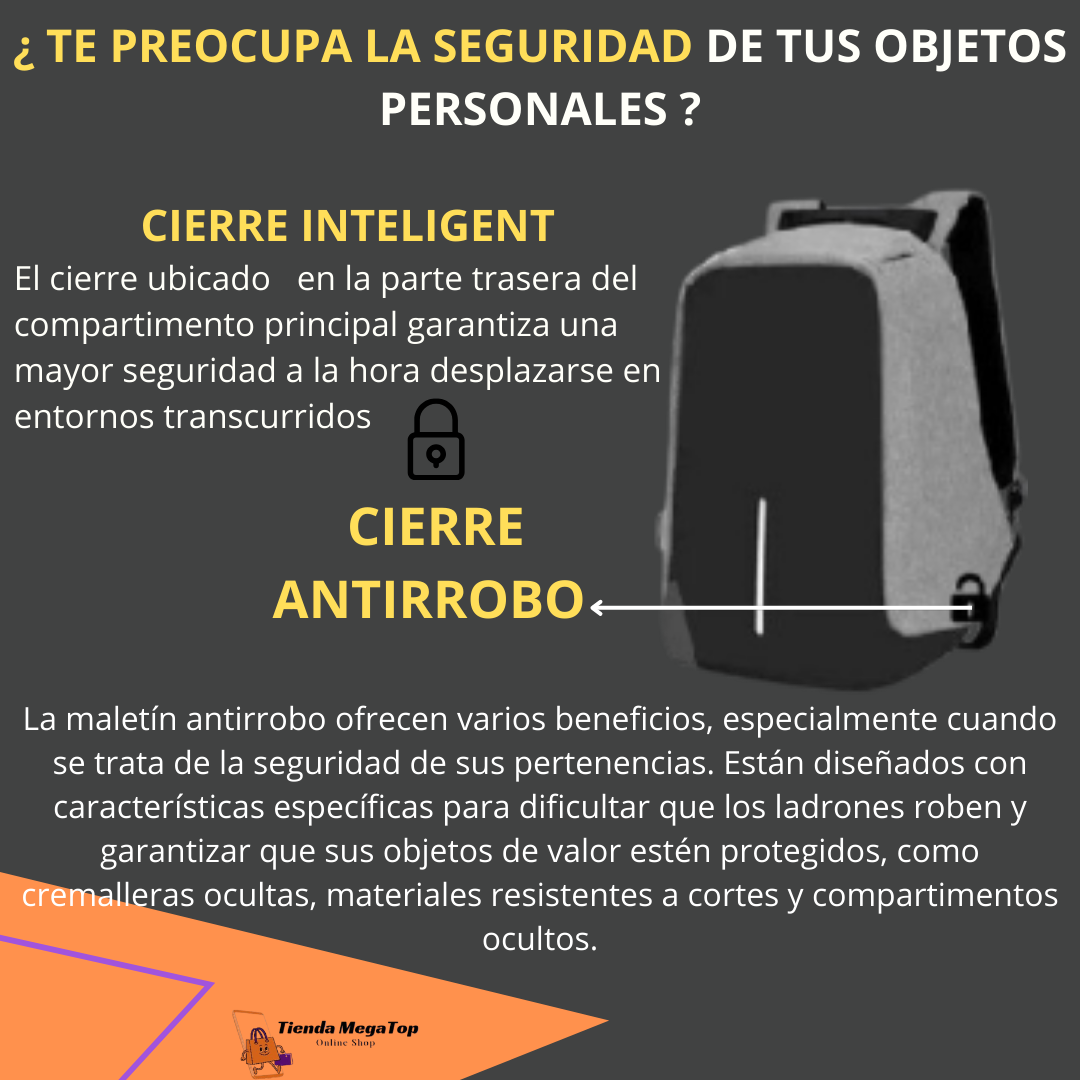 Super Combo de Seguridad y Estilo: Maletím original Antirrobo + Audifonos