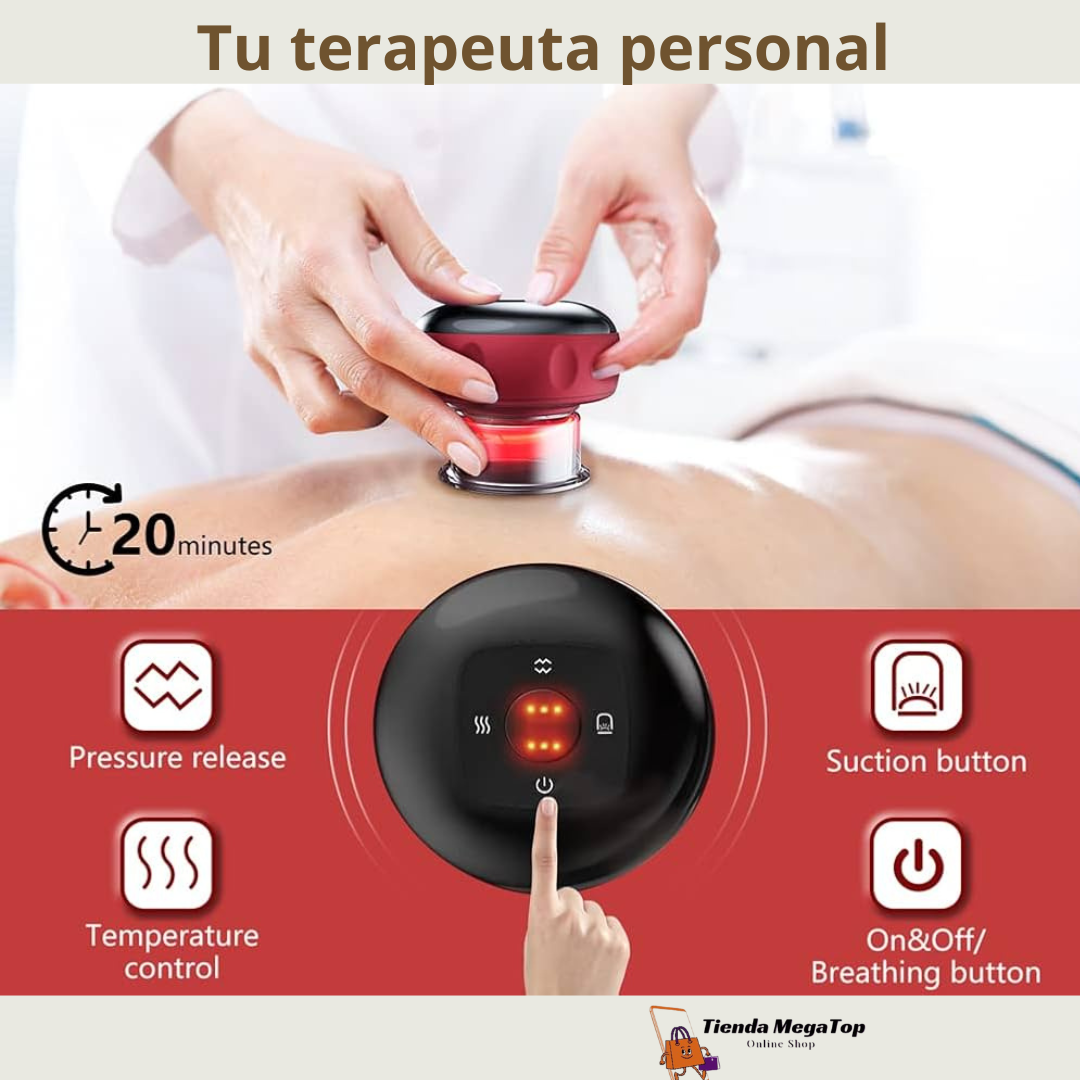 ¿Dolor de espalda? Prueba la Ventosa Eléctrica Inteligente + Aceite Gratis