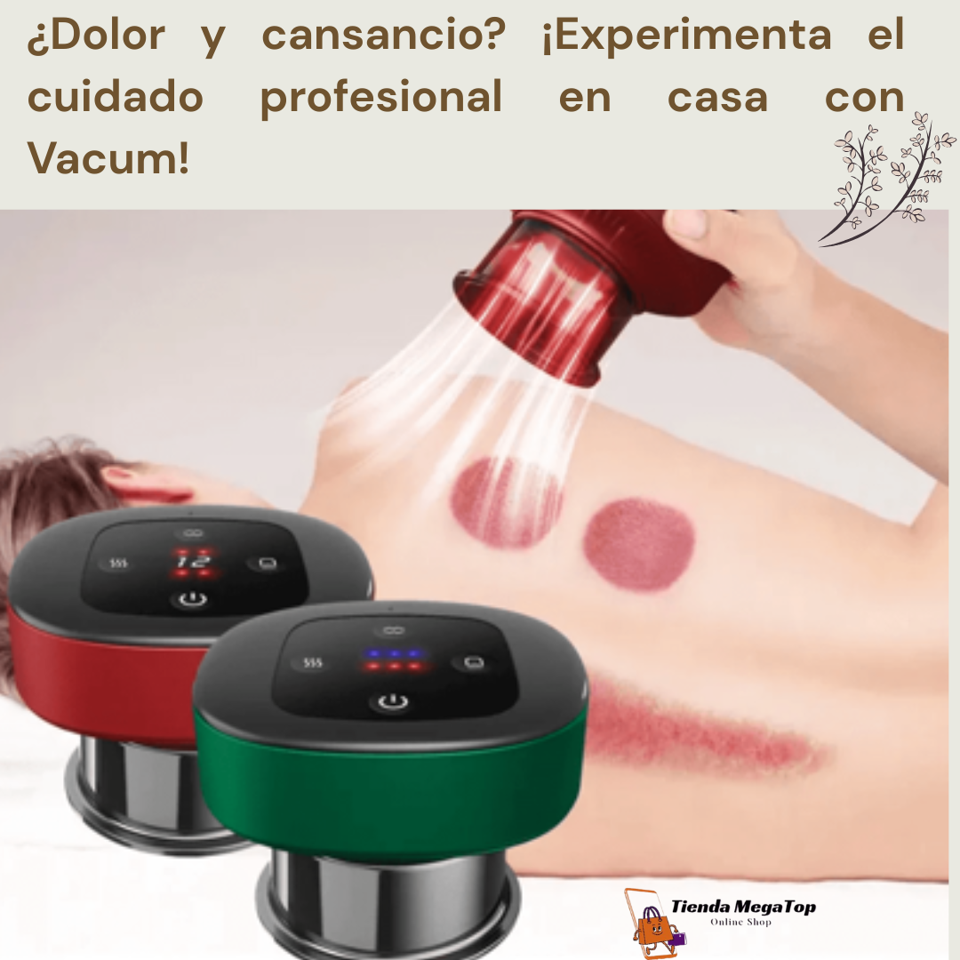 ¿Dolor de espalda? Prueba la Ventosa Eléctrica Inteligente + Aceite Gratis