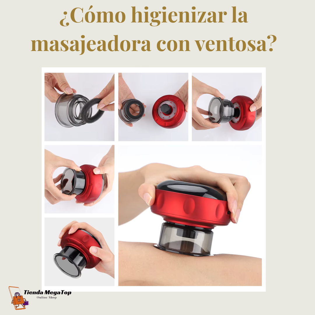 ¿Dolor de espalda? Prueba la Ventosa Eléctrica Inteligente + Aceite Gratis