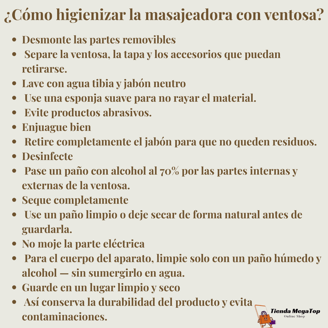 ¿Dolor de espalda? Prueba la Ventosa Eléctrica Inteligente + Aceite Gratis