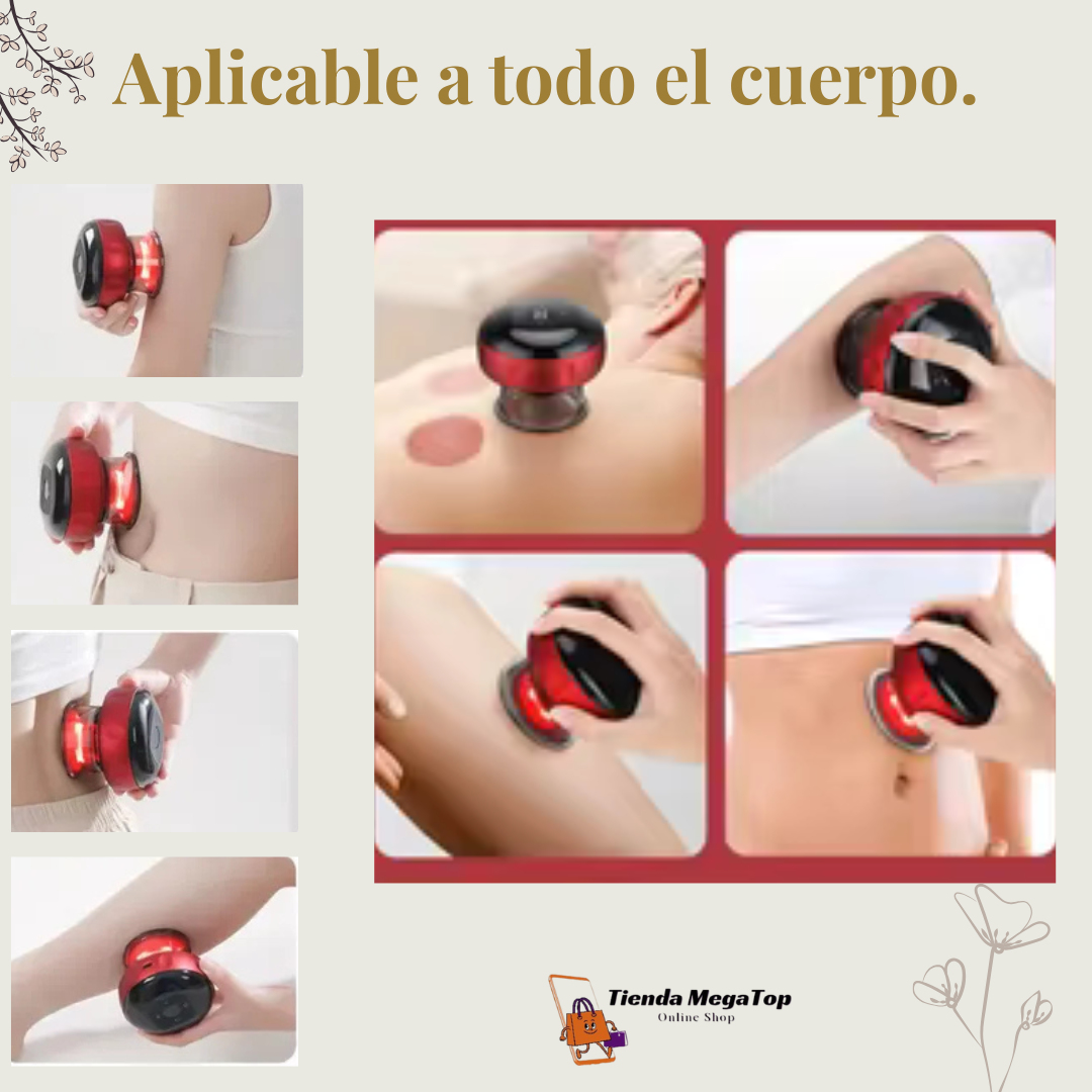 ¿Dolor de espalda? Prueba la Ventosa Eléctrica Inteligente + Aceite Gratis