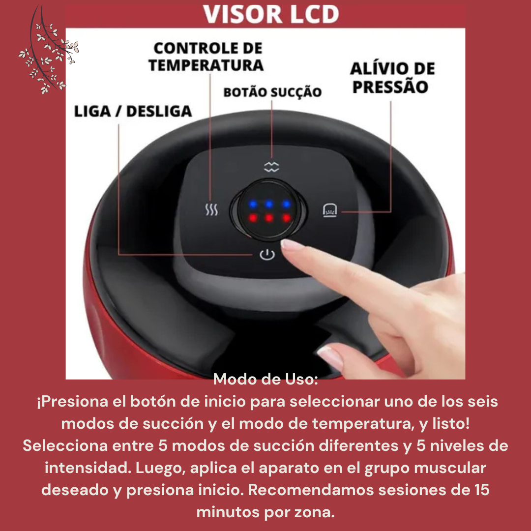 ¿Dolor de espalda? Prueba la Ventosa Eléctrica Inteligente + Aceite Gratis