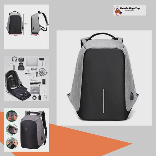 Super Combo de Seguridad y Estilo: Maleta Antirrobo, Reloj Inteligente Y68 y Termo Térmico Digital!