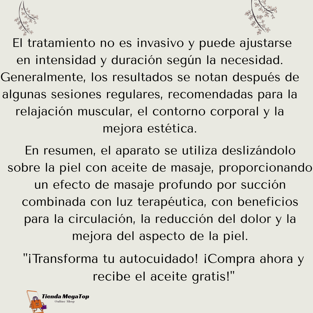 ¿Dolor de espalda? Prueba la Ventosa Eléctrica Inteligente + Aceite Gratis